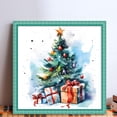 thumbnail image 2 of Kit Punto Cruz Con Navidad Hilo Algodón Ecológico Bordado 11CT 50x50cm, 2 of 9