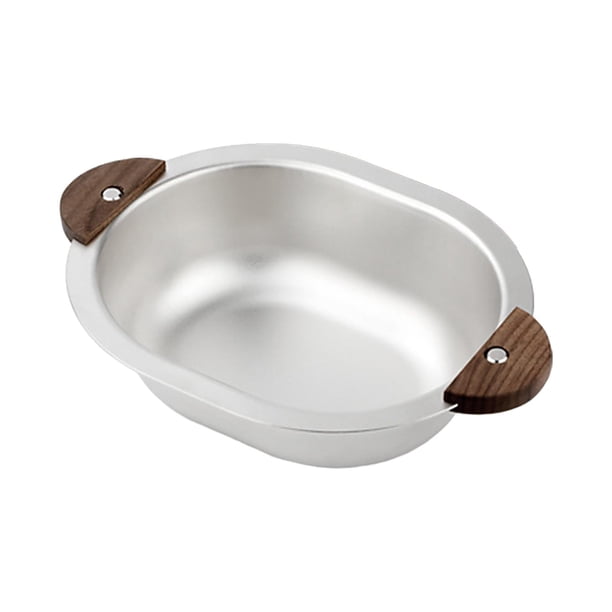 Cuenco aislado, cuenco y asa para mezclar, cuenco coreano irrompible para aperitivos, cuenco de acero inoxidable
