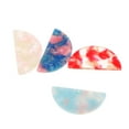 thumbnail image 2 of hengtong 2x4pcs Acetate Acrylic Half Round Pendant for Earring Jewelry Dangle, 2 of 9