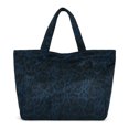 thumbnail image 5 of Wrangler Clear Tote Bag for Women with Leopard Print Insert & Pouches, Navy, 5 of 10