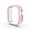 Pink, variant on Compatible for Apple Watch Case 44mm Series 6/5/4/SE, Crystal Shockproof Ultra-Thin Hard PC Bumper Case All-Around Edge Protective Cover Frame[NO Screen Protector] for iWatch Accessories,Orange
