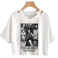 thumbnail image 2 of taylor swift Gráfico yk2 crop top Mujer yk2 Ropa Gótica De Basura Recortada, 2 of 4