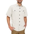 thumbnail image 3 of GENTS BLISS Short Sleeve Men Shirts Hiking Button Down Shirts for Men Quick Dry Fishing Men Shirts with Pocket, 3 of 7