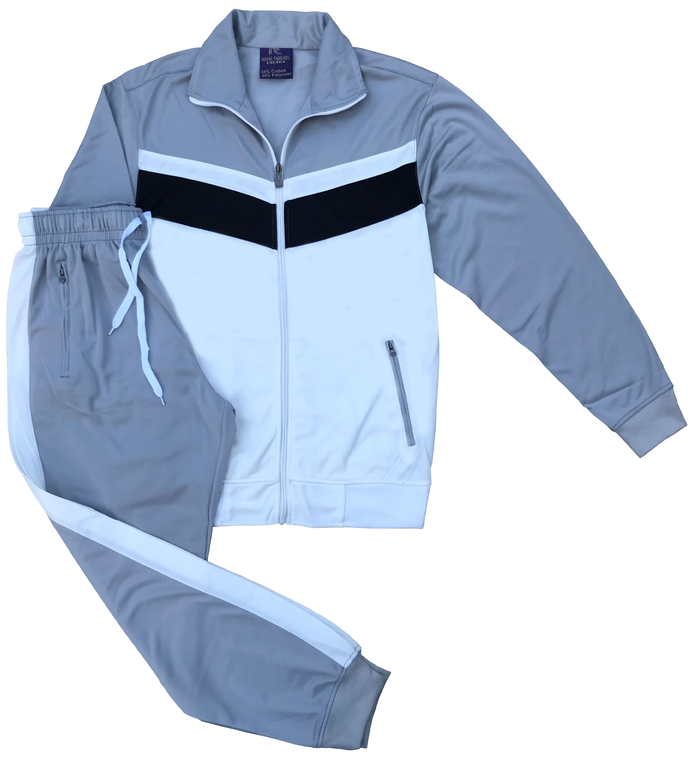 Men's FlexIt Activewear Jogger Track Jacket & Track Pants Jogging Suit