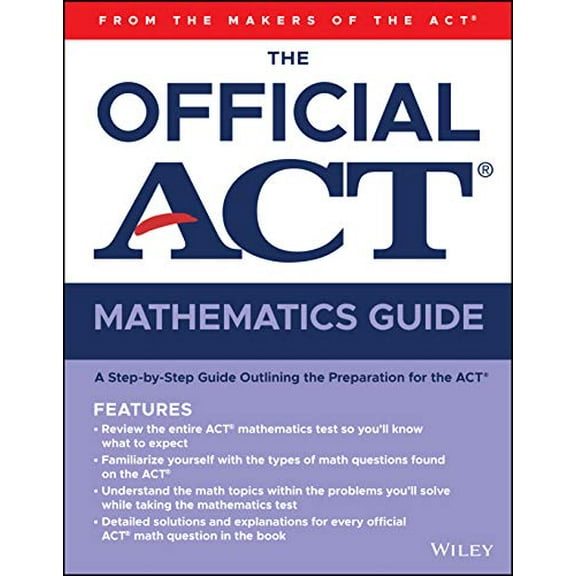 Pre-Owned The Official ACT Mathematics Guide Paperback