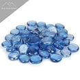 thumbnail image 2 of Blue Ridge Brand Light Blue Reflective Fire Glass Beads 3/4" for Fireplace and Landscaping, 2 of 3