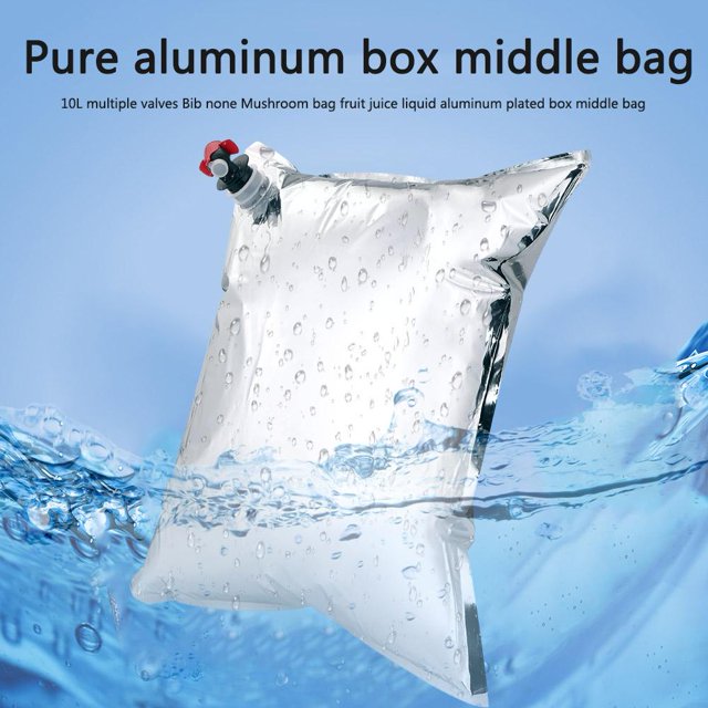 Bolsas Para Bebidas Bolsa BIB de papel de aluminio de 10 l para comida, cerveza, jugo, bebida, organizadores de bolsa en caja