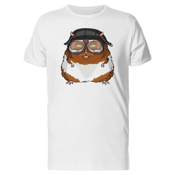 Angry Hamster Pilot T-Shirt Men -Image by Shutterstock, Male 3X-Large