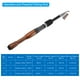 thumbnail image 2 of Varilla de Pesca Telescópica Uxcell de 1.6 m, Polo de Pesca Mini Plegable de Fibra de Vidrio para Viajes, Color Negro y Madera, 2 of 5