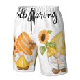 thumbnail image 4 of Fuzoiu Hello Spring Sunflower Gnomes Print Men's Beach Shorts,Men's Swim Trunks,Quick Dry Board Shorts with Pockets,Men's Bathing Suits for Surfing, Running, and Casual Wear-XX-Large, 4 of 6