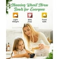 thumbnail image 3 of Wheat Straw Bowls Set of 4 Large Unbreakable Bowls - Microwave Safe Bowls - Dishwasher Safe Reusable, 3 of 5