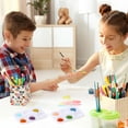 thumbnail image 1 of COOPHYA 12Pcs Disposable Pallets For Painting With Rectangular Shape For Children, 1 of 7