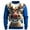 A01-Blue, variant on Ugly Christmas Sweatshirt for Men Funny 3D Suit Graphic T-shirts Long Sleeve Crew Neck Print Shirt Santa Claus Xmas Pullover Tops