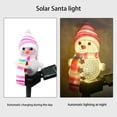 thumbnail image 4 of Snowman Outdoor Christmas Decorations Solar Snowman Garden Pile Decorative Metal Solar P-ath Pile For Outdoor Yard L-awn Decorations, 4 of 6