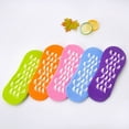 thumbnail image 2 of EIGTHTAIL 5 Pairs Grip Socks Soft Non Slip Socks Supportive Breathable Grip Socks Pilates Light &Medium Blue &Dark Pink&Green&Coffee, 2 of 2
