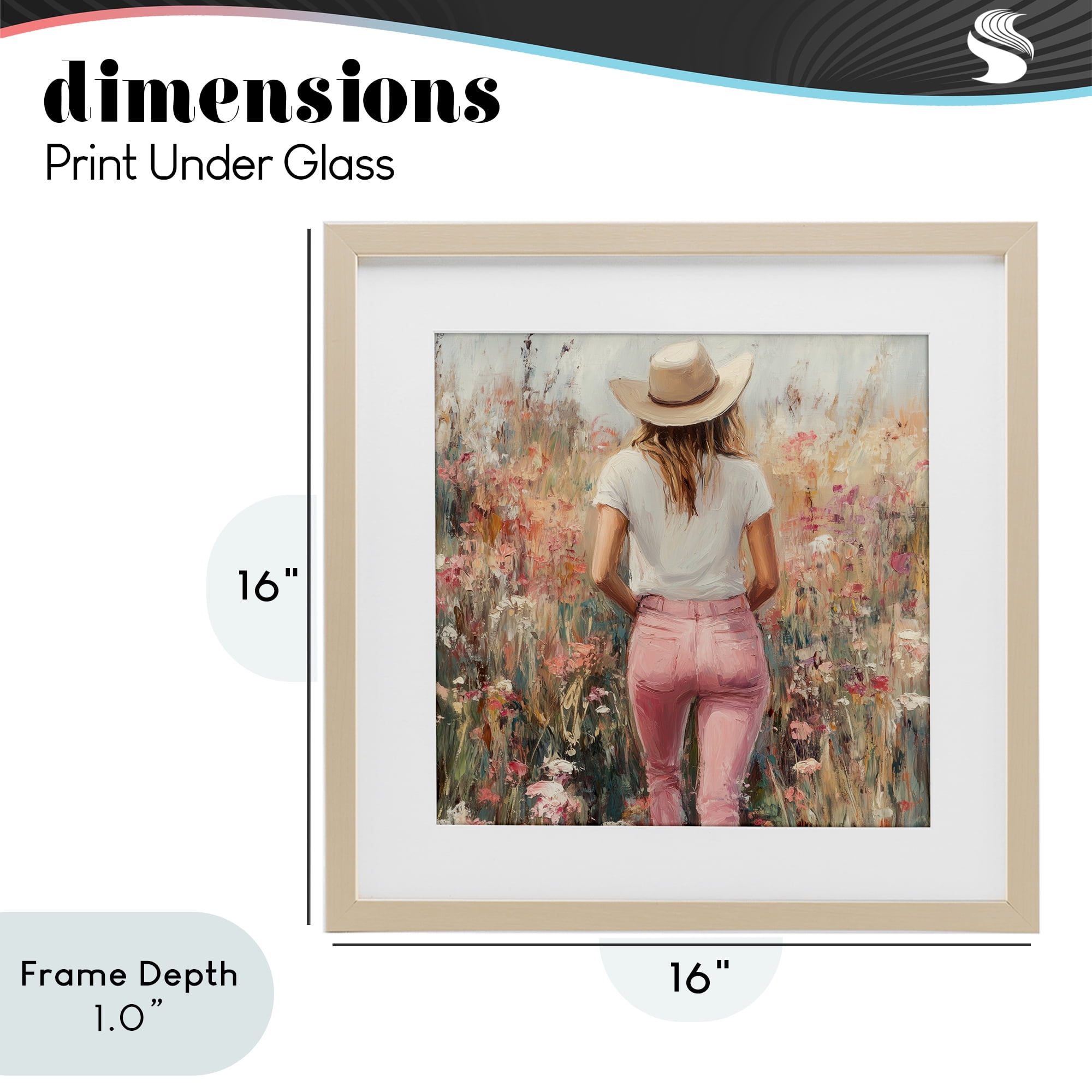 Stupell Industries Moment Of Peace Birch Framed Print Under Glass, design by Heidi Kuntz