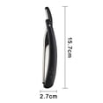 thumbnail image 2 of Stainless Steel Straight Edge Haircut Razor Folding Straight Razor Single Edge Replaceable Blade Fits All Double Edge Razor Blades, 2 of 5