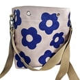 thumbnail image 2 of Women Tote Handmade Crochet Flower Tote Knit Floral Purse Bag Boho Beach Handbags Crossbody Shoulder Bag For Vacation, 2 of 6