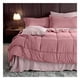 thumbnail image 1 of Set Edredón Individual + Funda De Almohada + Sábanas 7 Pzas Real Textil Malva - Rosa, 1 of 8
