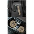 thumbnail image 3 of Qpednta 15Pcs Duck Camo Bow Car Seat Covers Full Set Universal, Steering Wheel Cover, Seat Belt Pads, Trash Can, Cup Coasters, Vent Pouch, View Mirror Cover, Keychain, Easy to Install, 3 of 7
