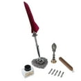 thumbnail image 4 of Juego de pluma estilográfica antigua con plumín de soporte Vino rojo, 4 of 9