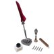 thumbnail image 4 of Pluma estilográfica retro antigua, pluma de inmersión con resorte, caja de regalo para Vino rojo, 4 of 9
