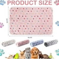 thumbnail image 2 of Waterproof fleece bed for small animals reusable absorbent guinea pig cage liner s: 52*76cm, 2 of 4
