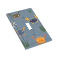 thumbnail image 3 of ZICANCN Outlet Covers Wall Plate, Cartoon Ocean Shell Crubs Light Switch Cover Decorative, Duplex Toggle Combo 1-Gang, 3 of 9