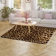 thumbnail image 3 of Brown Leopard Print Carpet Style Living Room Bedroom Rug Modern 3d Entry Door Mats Household, 3 of 7
