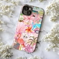 thumbnail image 5 of Tropical Summer Phone Case, Flamingo and Beach Vibe Collage, Fun Vacation Protective Case for iPhone Models, 5 of 6