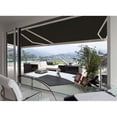 thumbnail image 3 of Advaning Luxury Series 16x10 ft. Manual Retractable Sunshade Awning - Black, 3 of 6