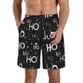 thumbnail image 1 of Balery Ho-Ho-Ho 2 Traje de Baño Estilo Hawaiano para Hombre, Shorts de Secado Rápido con Bolsillos-Medium, 1 of 6