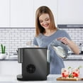 thumbnail image 3 of Auseo Ice Maker Countertop with Soft Chewable Ice, 44 Lbs/24H, Self-Cleaning, One-Click Operation for Home/Party(Black), 3 of 9