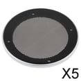 thumbnail image 1 of Cubierta para Parrilla de subwoofer Baoblaze malla de acero plateado 4 pulgadas, 1 of 8