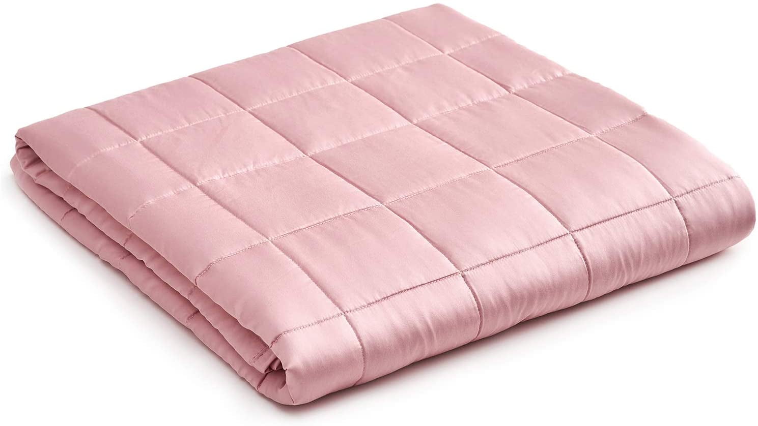 YnM Bamboo 60 x 80 In 15 Pound Cooling Weighted Blanket for Queen and