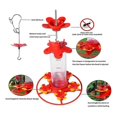 thumbnail image 3 of 1PCS Bird Feeder 200Ml Plastic Feeders for Outdoors, with Built-In Ant Guard-Circular Perch with 5 Feeding Ports, 3 of 5