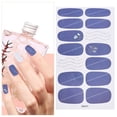 thumbnail image 1 of Xihbxyly Pegatina de Uñas con Diseño de Celosía, Color Puro, con Purpurina, Esmalte de Uñas, Pegatina Completa, 1 of 3