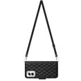 thumbnail image 3 of for Motorola Moto G Power 5G 2024 Wallet Case, Elegant Card Holder Cash Slot PU Leather Kickstand Shoulder Strap Shockproof Protective Flip Women Girls Case Cover for Moto G Power 5G 2024, Black, 3 of 6