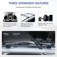 thumbnail image 5 of 48" Roof Rack Crossbars Luggage Cargo Carrier w/Lock For Jeep Cherokee 2014-2022, 5 of 8