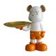 thumbnail image 1 of Bandeja de almacenamiento de oso, linda resina decorativa, divertida y moderna escultura de oso, llavero para pendientes, amarillo, 1 of 12