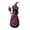 Purple, variant on Autumn Maple Leaf Witch Figurine, Resin Fall Witch Statue with Leaf Gown and Hat, Gothic Halloween Tabletop Centerpiece Decor for Home Mantel Shelf Harvest Party Ornament Gift, Purple