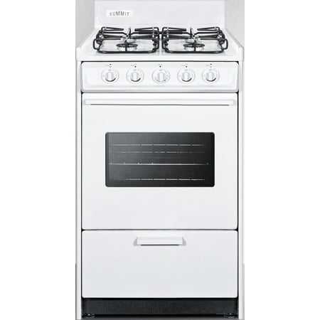 WTM1107SW 20 Gas Range with 4 Sealed Burners 2.46 cu. ft. Oven Capacity