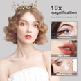 thumbnail image 4 of TUSHENGTU 6.5" Gooseneck LED Makeup Mirror, 5X Magnifying ,White Clip-on Mirror，USB Charging, 4 of 6