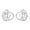 Mom Son Stud 10MM, variant on LeCalla 925 Sterling Silver Stud Earrings for Women | Vintage Round Filigree Stud Earring