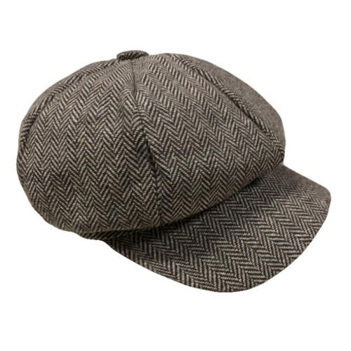 Mens Vintage Cabbie Newsboy Cap Casual 