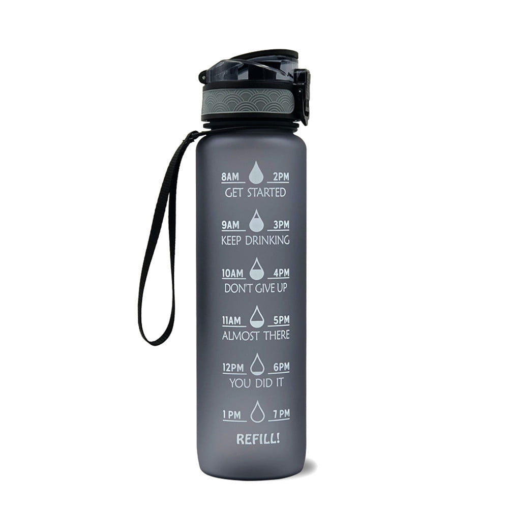 50 Strong Tritan BPA Free Water Gym Bottle 30 oz With Locker Pocket Made in USA 