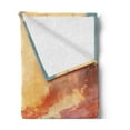 thumbnail image 2 of Cityscape Soft Flannel Fleece Throw Blanket, Modern City by Harbor with Sailing Yacht Skyscrapers Painting Style Print, Cozy Plush for Indoor and Outdoor Use, 60" x 80", Multicolor, by Ambesonne, 2 of 5