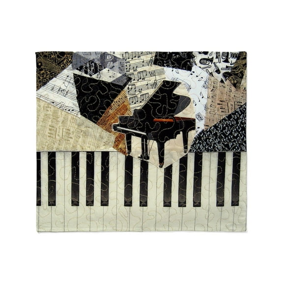 CafePress - Piano Throw Blanket - Soft Fleece Throw Blanket, 50"x60" for All Ages
