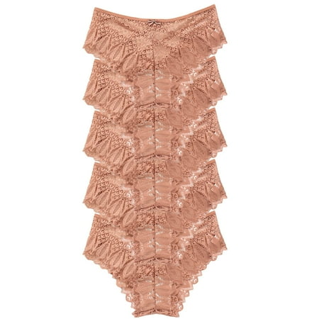 Pzocapte Women s Bikini Underwear Cotton Underwear for Women Cheeky Panties for Women Crochet Lace Lace Up Panty Sexy Hollow Out Underwear WomenS Panties Rn15763 Womens Plus Size Underwear