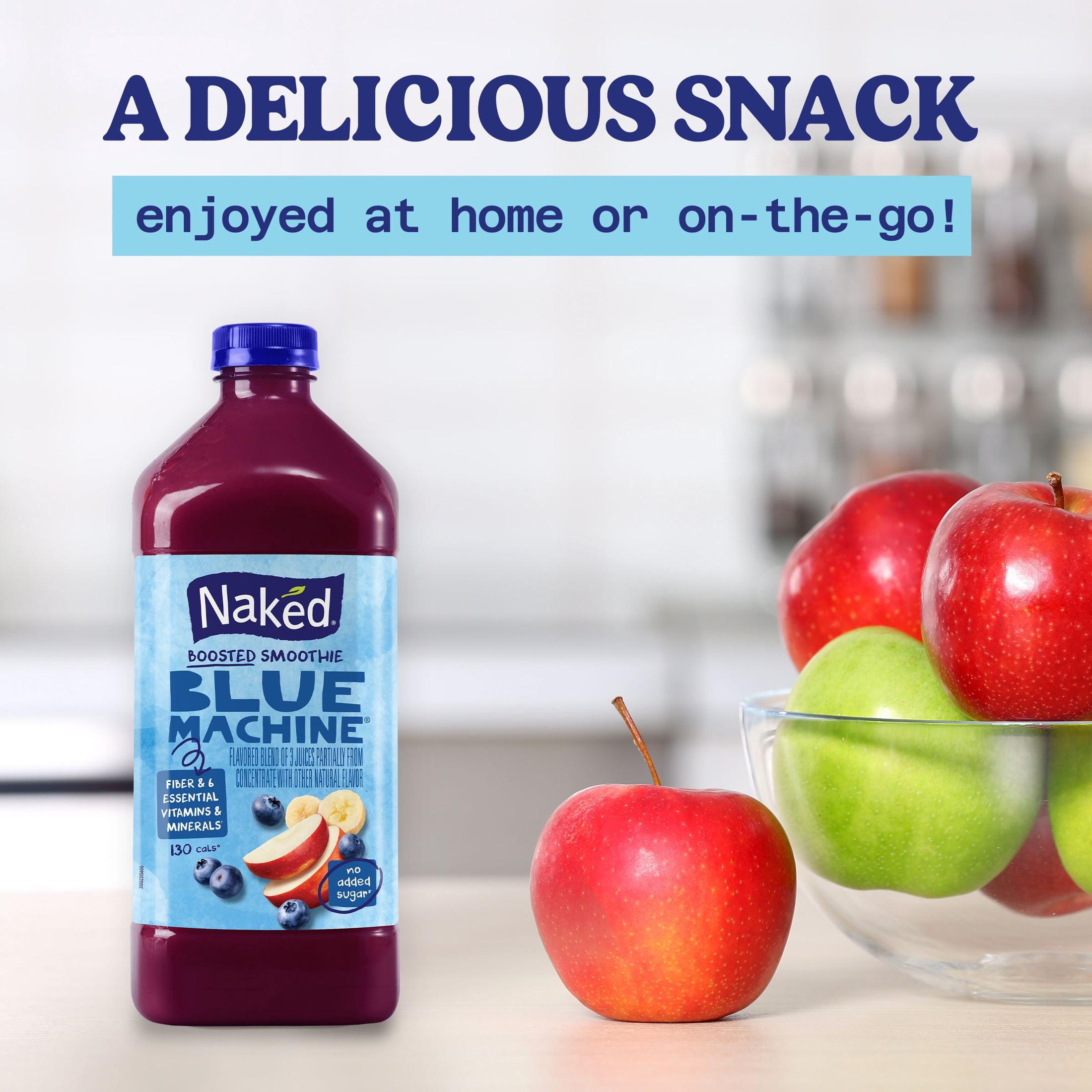 Naked Boosted Smoothie Blue Machine, 64 fl oz Bottle